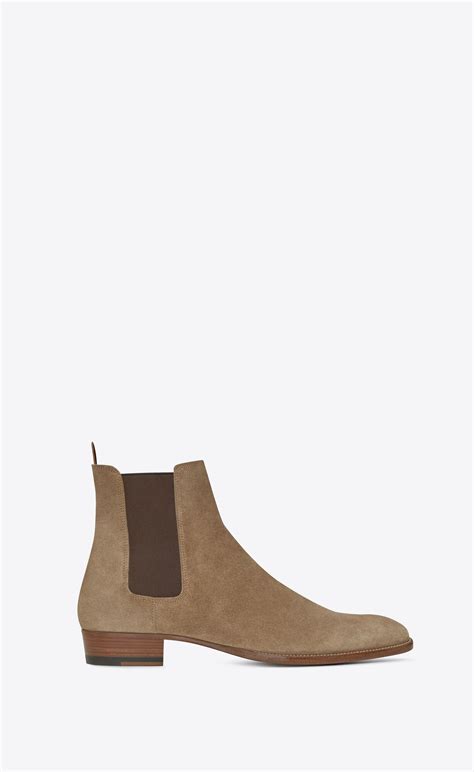 wyatt 30 zip boot ysl|WYATT chelsea boots in suede .